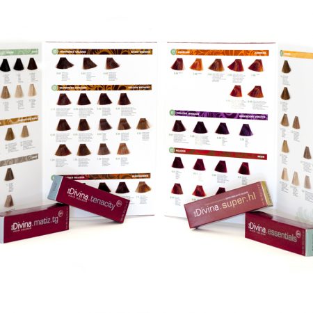 Farvekort (permanente hårfarver)-0