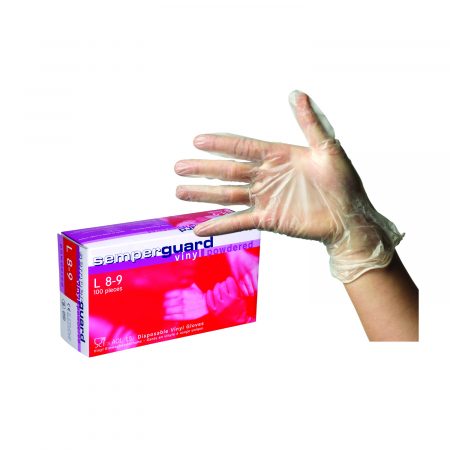 Handske Semperguard Vinyl m. pudder-0