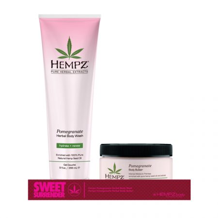 Hempz Sweet Surrender - Pomegranate Body Wash + Pomegranate Body Butter-0