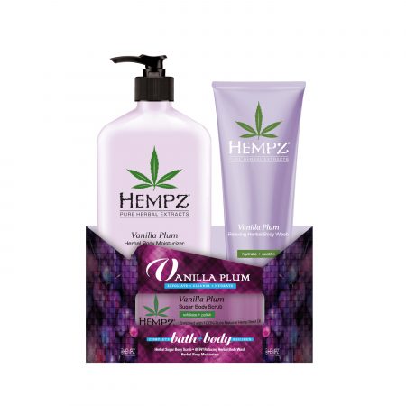 Hempz Vanilla Plum Bath + Body Kit-0