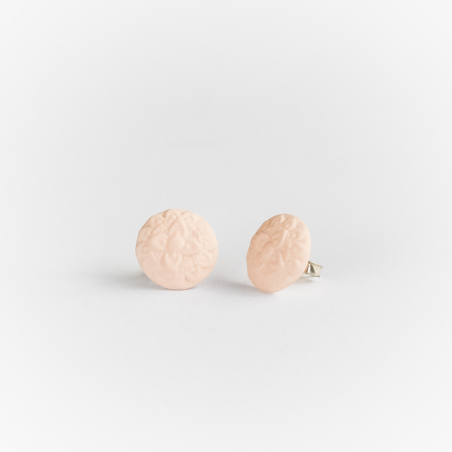 Sille ørestikker-Coral mat-0 Sille ørestikker-Coral mat-0