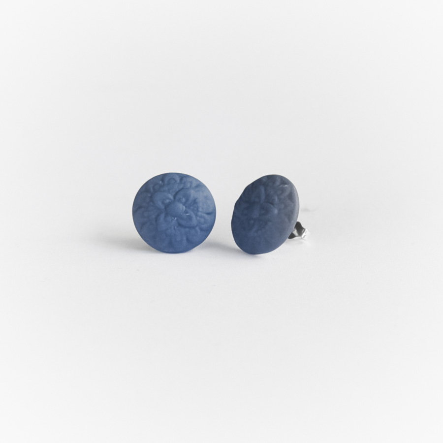 Sille ørestikker-Mørkeblå mat-0 Sille ørestikker-Mørkeblå mat-0