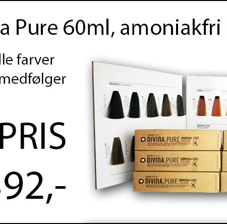 6 stk Divina Pure farver + gratis farvekort-0