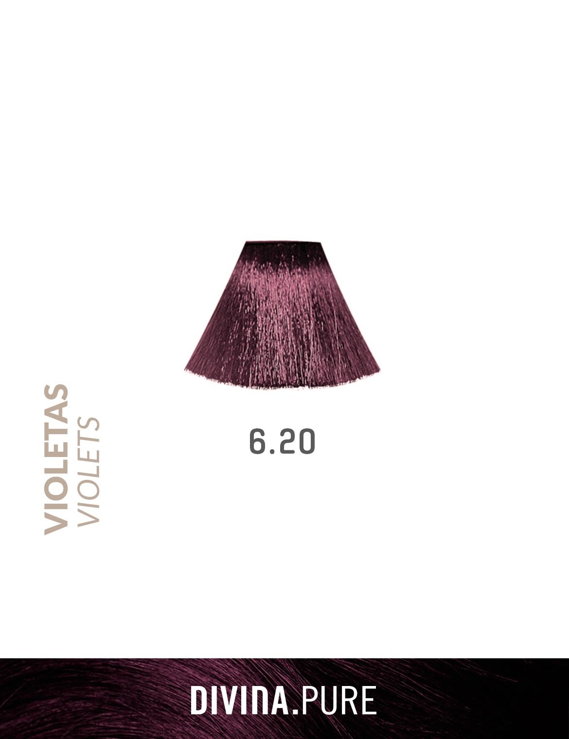 DIVINA.PURE AMMONIAKFRI HÅRFARVE NR. 6.20-0 DIVINA.PURE AMMONIAKFRI HÅRFARVE NR. 6.20-0