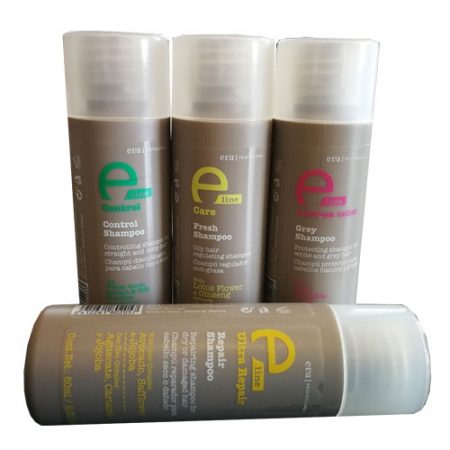 12 stk ELine Naturshampoo til ferie/rejse brug 60ml-0