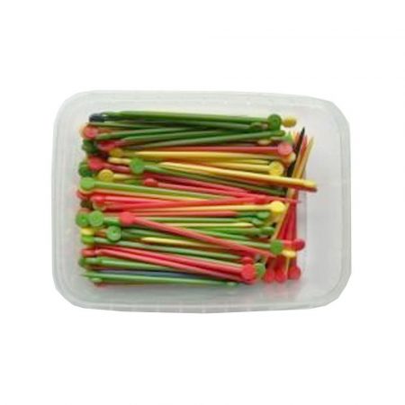 Plastik nåle 70mm 200 stk mix farve-0